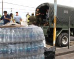 El Ejército Argentino asiste a poblaciones afectadas por las inundaciones.