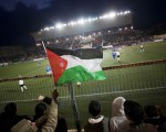 Partido de fútbol en Palestina.