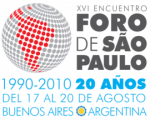 El FSP es un foro de partidos y grupos de izquierda latinoamericanos que trabaja desde 1990.