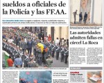 La tapa del diario Universo de Ecuador donde refleja la noticia.