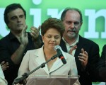 Dilma Rousseff durante su discurso tras su victoria.