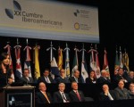 La presidenta inauguró la Cumbre Iberoamericana en Mar del Plata.