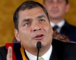 "Este reconocimiento busca reivindicar el válido y legítimo anhelo del pueblo palestino de contar con un Estado libre e independiente", afirmó Correa.