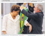 Los diarios brasileños cubrieron  el acto de asunción de Dilma Rousseff.