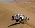 Las dunas fueron las protagonistas de la séptima etapa del Rally Dakar 2011.