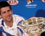 En la primera final desde 2008 sin el español Rafael Nadal ni el suizo Roger Federer, fue el serbio el que logró cantar victoria.