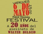 Festival por Walter Bulacio.