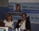 Patricia Vaca Narvaja y Jorge Coscia encabezaron la charla.