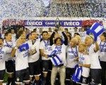 Vélez festeja el campeonato. Foto: EFE.