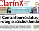 Tapa del diario "Clarín" del día 8 de junio de 2011.