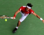 En la madrugada, Federer apabulló a Mónaco. Foto AFP.