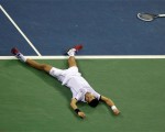 Exhausto pero felíz terminó Djokovic, que se quedó con el Us Open. Foto: Noticias argentinas.