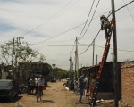 Las obras de conexión ya finalizaron en El Ceibo donde se colocaron 149 medidores.
