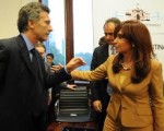 Macri y Cristina reunidos tiempo atrás.