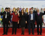 Cristina Fernández de Kirchner realizó esas declaraciones luego de sacarse la foto de Familia de la Cumbre de Unasur.