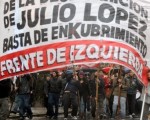 Organizaciones sociales pidieron la parición de Jorge Julio López.