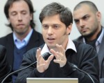 El viceministro de Economía, Axel Kicillof, expuso el proyecto de Presupuesto en Diputados junto a los secretarios Juan Carlos Pezoa y Adrián Cosentino.