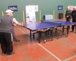 El CENARD fue sede de las competencias de tenis de mesa de adultos mayores.