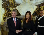 Cristina Kirchner y Heinz Fischer.
