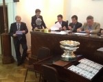 La reunión se realizó en el tercer piso de la Asociación del Fútbol Argentino, ubicada en Viamonte 1366.