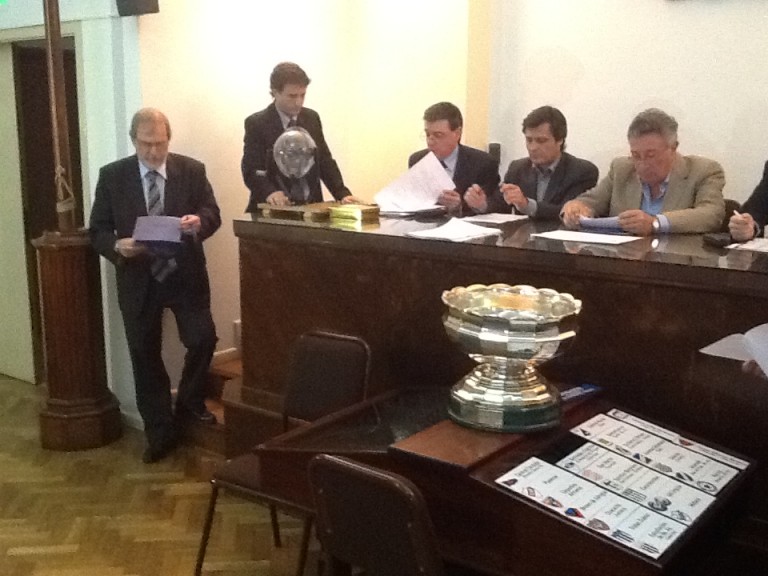 La reunión se realizó en el tercer piso de la Asociación del Fútbol Argentino, ubicada en Viamonte 1366.