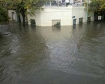 Las lluvias provocaron inundaciones en barrios porteños