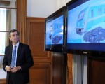 El ministro Randazzo anunció inversiones para trenes.
