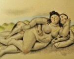 Unos 50 dibujos de la colección personal de Fernando Botero llegan al país.