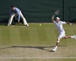 Juan Martín Del Potro logró ayer una importante victoria que le permitió meterse, por primera vez, entre los 8 mejores de Wimbledon, el difícil Grand Slam que se disputa sobre césped en Inglaterra.