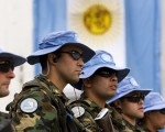 El contingente argentino número XVIII está integrado por 557 Cascos Azules.