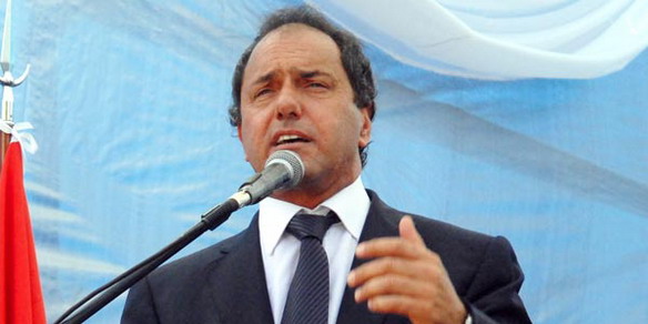 Scioli aseguró que continuará trabajando en la campaña de Martín Insaurralde de cara al 27 de octubre.