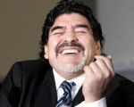 Maradona defendió la Ley de Medios.