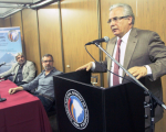El juez español Baltazar Garzón, en la Asociación Cultural Armenia