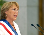 Bachelet finalizó su primer mandato de cuatro años como presidente con un índice de aprobación del 80%.
