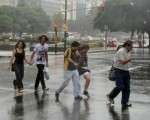 Llueve en la Ciudad de Buenos Aires.