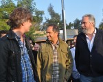 El intendente de Moreno junto al gobernador Daniel Scioli en el festival "Rockea BA".