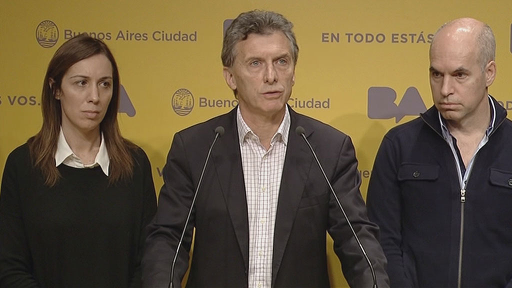 Macri atribuyó al gobierno de Daniel Scioli el "prometer en falso" y no tener como eje de su gestión obras que eviten inundaciones.