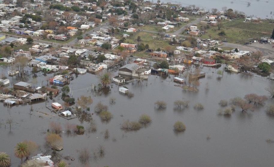 Imágenes áreas de la localidad de Durazno.